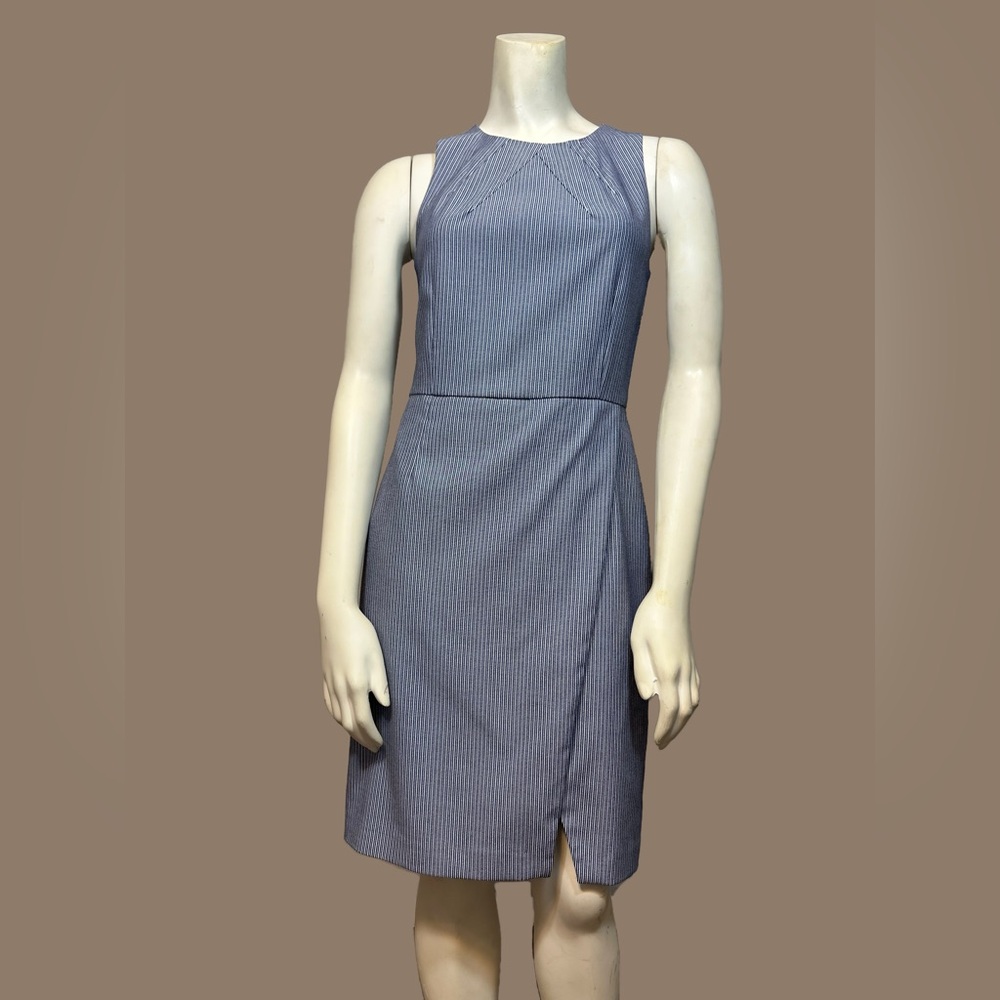 Banana Republic Factory Gray Asymmetrical Midi Dress